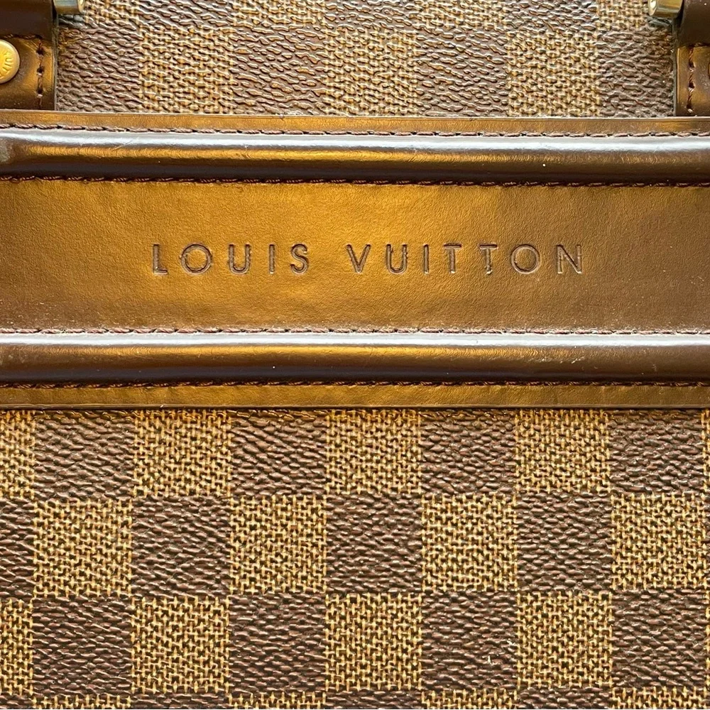 Louis Vuitton Paris Dark Brown Checkered Briefcase